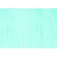 thumbnail image 1 of Ahgly Company Indoor Rectangle Solid Turquoise Blue Modern Area Rugs, 2' x 4', 1 of 4