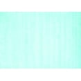 thumbnail image 1 of Ahgly Company Indoor Rectangle Solid Turquoise Blue Modern Area Rugs, 8' x 12', 1 of 4