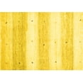 thumbnail image 1 of Ahgly Company Indoor Rectangle Solid Yellow Modern Area Rugs, 2' x 4', 1 of 4