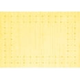 thumbnail image 1 of Ahgly Company Indoor Rectangle Solid Yellow Modern Area Rugs, 3' x 5', 1 of 4