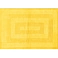 thumbnail image 1 of Ahgly Company Indoor Rectangle Solid Yellow Modern Area Rugs, 5' x 7', 1 of 4
