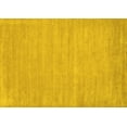 thumbnail image 1 of Ahgly Company Indoor Rectangle Solid Yellow Modern Area Rugs, 5' x 7', 1 of 4