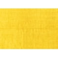 thumbnail image 1 of Ahgly Company Indoor Rectangle Solid Yellow Modern Area Rugs, 7' x 10', 1 of 4