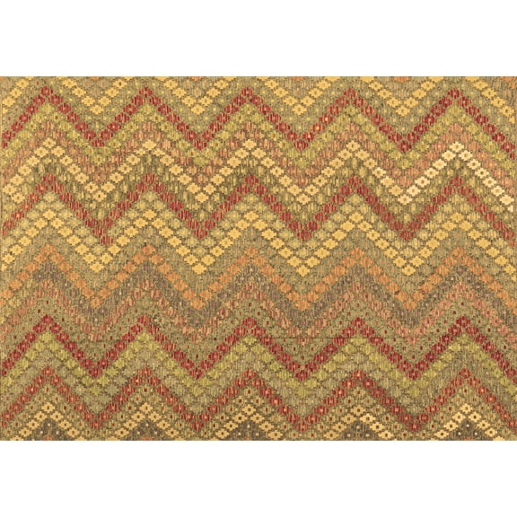 Ahgly Company Indoor Rectangle Southwestern Brown Country Area Rugs, 7' x 10'