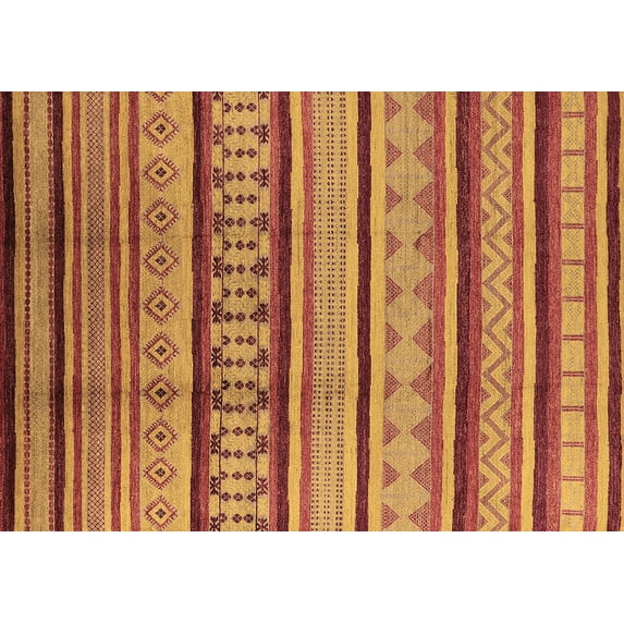 Ahgly Company Indoor Rectangle Southwestern Brown Country Area Rugs, 8' x 10'