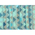 thumbnail image 1 of Ahgly Company Indoor Rectangle Southwestern Light Blue Country Area Rugs, 7' x 10', 1 of 4
