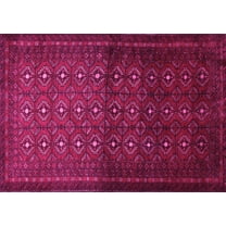 Ahgly Company Indoor Rectangle Southwestern Pink Country Area Rugs, 5' x 7'