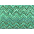 thumbnail image 1 of Ahgly Company Indoor Rectangle Southwestern Turquoise Blue Country Area Rugs, 7' x 10', 1 of 4