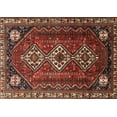 thumbnail image 1 of Ahgly Company Indoor Rectangle Traditional Crimson Red Area Rugs, 7' x 10', 1 of 6
