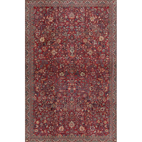 Ahgly Company Indoor Rectangle Traditional Dark Almond Brown Area Rugs, 6' x 9'