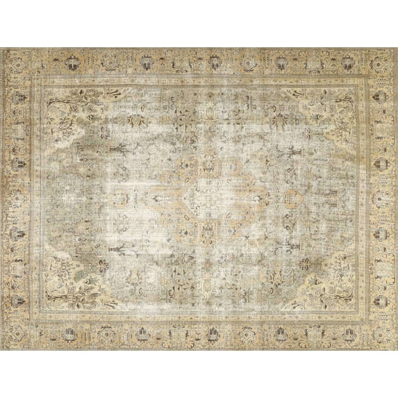 Ahgly Company Indoor Rectangle Traditional Deer Brown Area Rugs, 5' x 8'