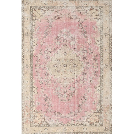 Ahgly Company Indoor Rectangle Traditional Desert Sand Beige Area Rugs, 3' x 5'