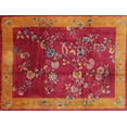 thumbnail image 1 of Ahgly Company Indoor Rectangle Traditional Ferrari Red Area Rugs, 6' x 9', 1 of 6