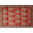 thumbnail image 1 of Ahgly Company Indoor Rectangle Traditional Orange Salmon Pink Persian Area Rugs, 4' x 6', 1 of 6