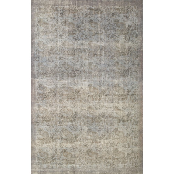 Ahgly Company Indoor Rectangle Traditional Sage Green Area Rugs, 2' x 4'
