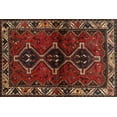 thumbnail image 1 of Ahgly Company Indoor Rectangle Traditional Sienna Brown Persian Area Rugs, 6' x 9', 1 of 6