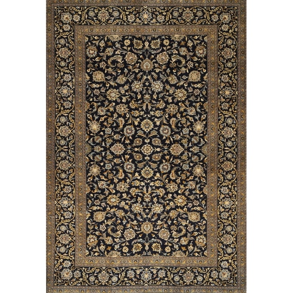 Ahgly Company Indoor Rectangle Traditional Tiger Orange Brown Area Rugs, 3' x 5'