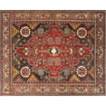 thumbnail image 1 of Ahgly Company Indoor Rectangle Traditional Tomato Sauce Red Area Rugs, 5' x 7', 1 of 6