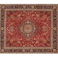 thumbnail image 1 of Ahgly Company Indoor Rectangle Traditional Tomato Sauce Red Area Rugs, 6' x 9', 1 of 6