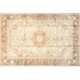 thumbnail image 1 of Ahgly Company Indoor Rectangle Traditional Vanilla Gold Persian Area Rugs, 7' x 9', 1 of 6