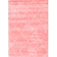 thumbnail image 1 of Ahgly Company Indoor Rectangle Trellis Red Modern Area Rugs, 8' x 10', 1 of 4