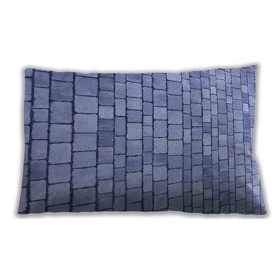 Ahgly Company Indoor Rectangular Contemporary Lumbar Throw Pillow, 13 inch by 19 inch