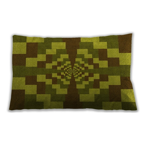 Ahgly Company Indoor Rectangular Contemporary Lumbar Throw Pillow, 13 inch by 19 inch