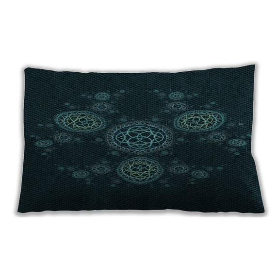 Ahgly Company Indoor Rectangular Contemporary Lumbar Throw Pillow, 13 inch by 19 inch