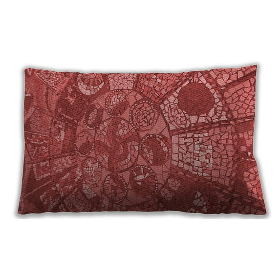 Ahgly Company Indoor Rectangular Contemporary Lumbar Throw Pillow, 13 inch by 19 inch