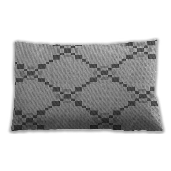 Ahgly Company Indoor Rectangular Contemporary Lumbar Throw Pillow, 13 inch by 19 inch