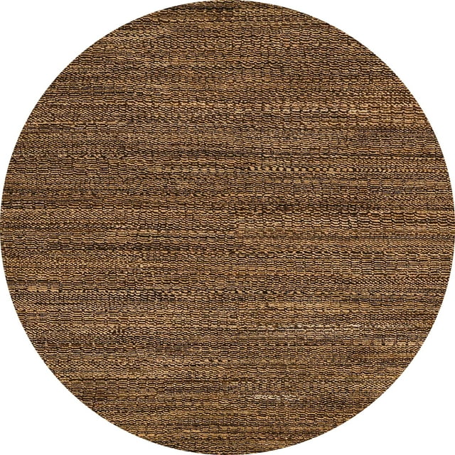 Ahgly Company Indoor Round Abstract Blood Night Red Area Rugs, 7' Round