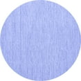 thumbnail image 1 of Ahgly Company Indoor Round Abstract Blue Contemporary Area Rugs, 4' Round, 1 of 4