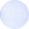 thumbnail image 1 of Ahgly Company Indoor Round Abstract Blue Contemporary Area Rugs, 5' Round, 1 of 4