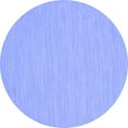 thumbnail image 1 of Ahgly Company Indoor Round Abstract Blue Contemporary Area Rugs, 5' Round, 1 of 4
