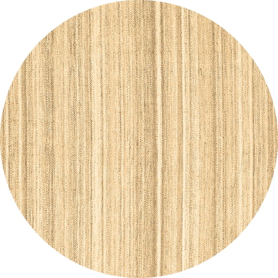 Ahgly Company Indoor Round Abstract Brown Contemporary Area Rugs, 3' Round