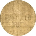 thumbnail image 1 of Ahgly Company Indoor Round Abstract Brown Contemporary Area Rugs, 8' Round, 1 of 4