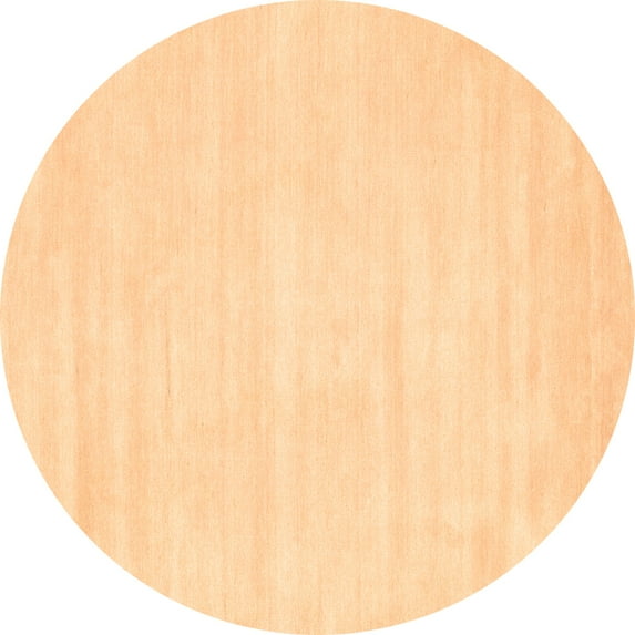 Ahgly Company Indoor Round Abstract Brown Contemporary Area Rugs, 8' Round
