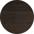 thumbnail image 1 of Ahgly Company Indoor Round Abstract Dark Brown Area Rugs, 8' Round, 1 of 2