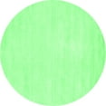 thumbnail image 1 of Ahgly Company Indoor Round Abstract Emerald Green Contemporary Area Rugs, 3' Round, 1 of 4