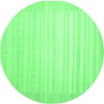 thumbnail image 1 of Ahgly Company Indoor Round Abstract Emerald Green Contemporary Area Rugs, 4' Round, 1 of 4