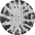 thumbnail image 1 of Ahgly Company Indoor Round Abstract Gray Modern Area Rugs, 3' Round, 1 of 4