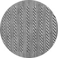 thumbnail image 1 of Ahgly Company Indoor Round Abstract Gray Modern Area Rugs, 3' Round, 1 of 4