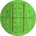 thumbnail image 1 of Ahgly Company Indoor Round Abstract Green Contemporary Area Rugs, 6' Round, 1 of 1