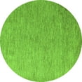 thumbnail image 1 of Ahgly Company Indoor Round Abstract Green Modern Area Rugs, 6' Round, 1 of 4