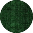 thumbnail image 1 of Ahgly Company Indoor Round Abstract Green Modern Area Rugs, 7' Round, 1 of 4