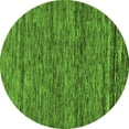 thumbnail image 1 of Ahgly Company Indoor Round Abstract Green Modern Area Rugs, 7' Round, 1 of 4