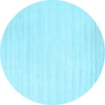 thumbnail image 1 of Ahgly Company Indoor Round Abstract Light Blue Contemporary Area Rugs, 6' Round, 1 of 4