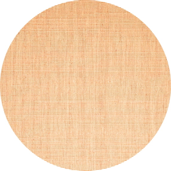 Ahgly Company Indoor Round Abstract Orange Contemporary Area Rugs, 8' Round
