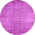 thumbnail image 1 of Ahgly Company Indoor Round Abstract Pink Contemporary Area Rugs, 4' Round, 1 of 4