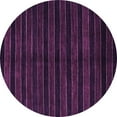 thumbnail image 1 of Ahgly Company Indoor Round Abstract Purple Contemporary Area Rugs, 7' Round, 1 of 4